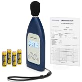 CRY2831 IEC 61672-1:2013 Sound Level Meter Class 2, Calibration Certificate | 29-138dB, A/C/Z Weighting, F/S Time Weighting, 20Hz-12.5kHz, Industrial Noise Measurement