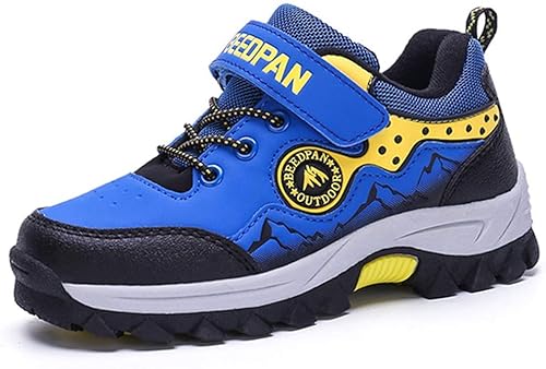 Amazon Glyy 男の子 女の子 登山靴 子供靴 キッズ ジュニア スニーカー ベルクロ マジックテープ 通園 通学 キッズシューズ 運動 靴 サファイア 21 1 Cm アウトドア