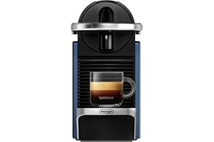 Nespresso Pixie De'Longhi Espresso Machine, Dark Blue