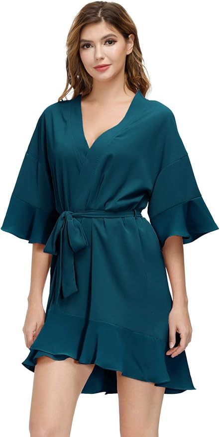 bademantel braut und brautjungfern