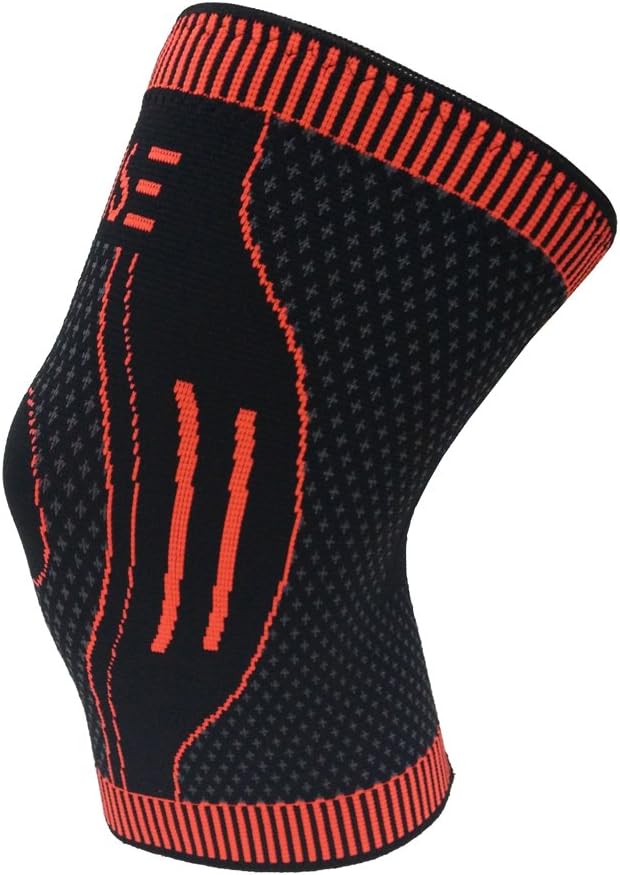 Raise Knee Support Compression Sleeve Support for Men Women and Child, Arthritis Pain Relief and Ligament Injury Recovery- Single Wrap