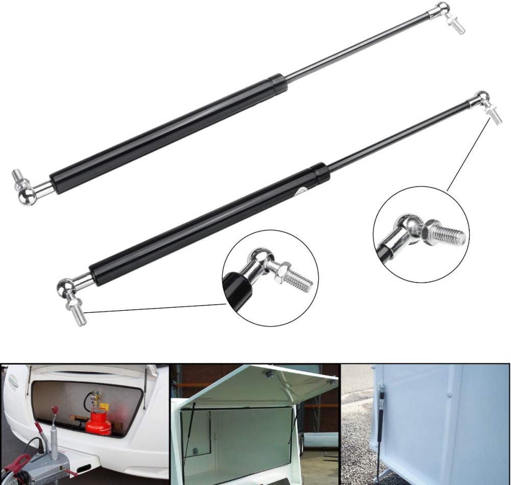 YSHtanj Gas Struts Car Exterior Parts Handle Strut 2Pcs 8mm Shaft 430mm