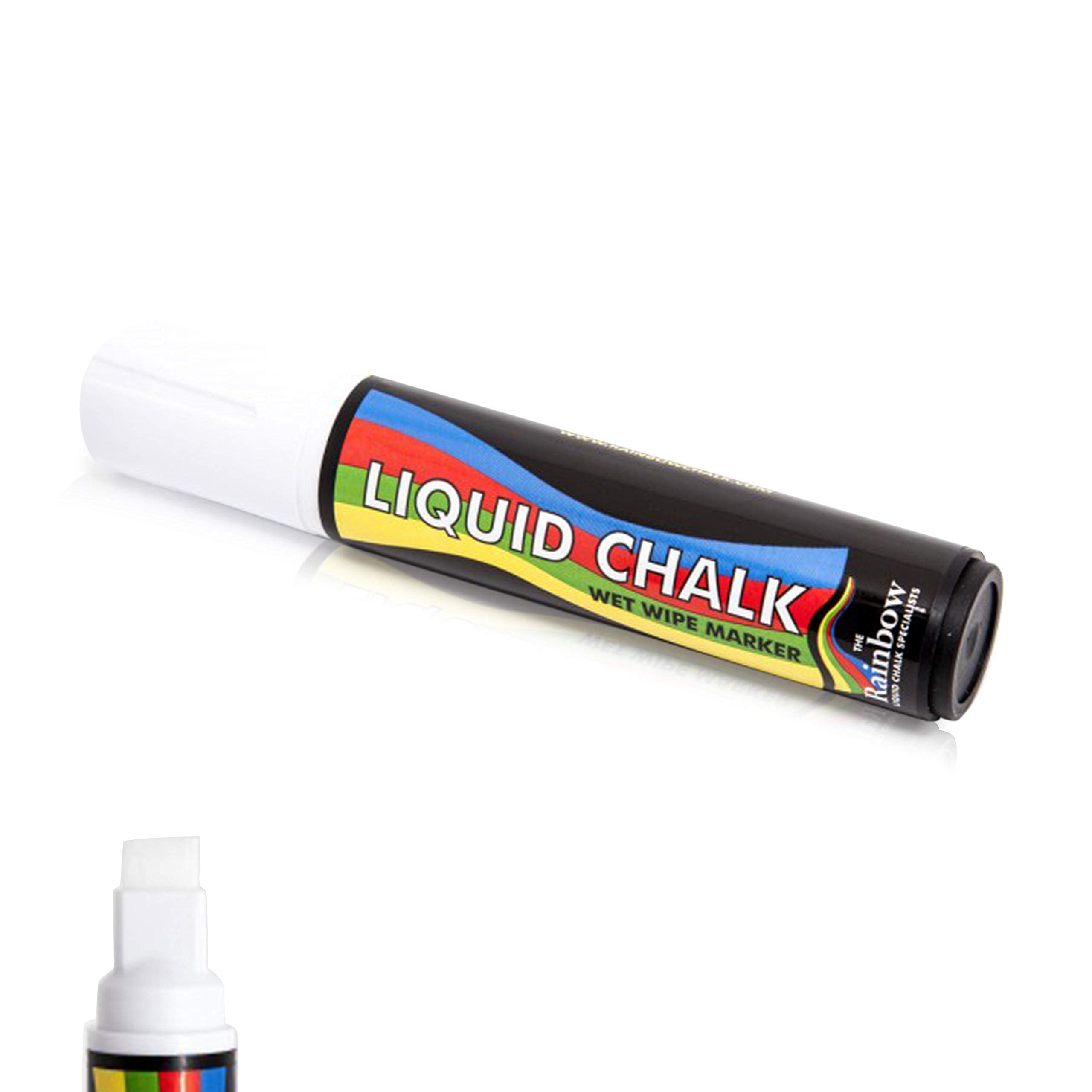 Liquid Chalk Marker Pen Large White - 15mm Nib
