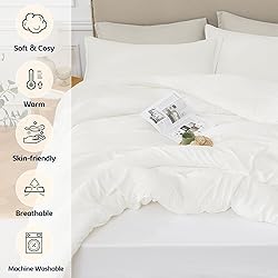 Quataly California King Comforter Set Beige,3PCS