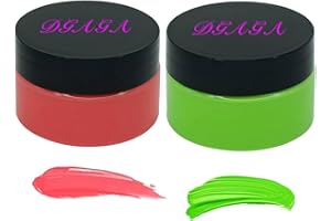 DGAGA 2 Jar of Chalk Paste,Christmas Red Chalk Paste Paint for Stencils,Green Fabric Ink,Self Adhesive Silk Screen Stencil Paste,Chalkboard Paste for Wood,Canvas,Paper,Art Craft Permanent,Home Decor