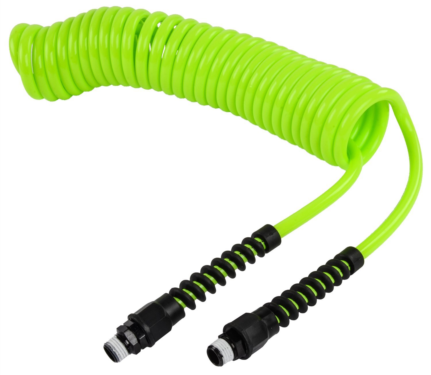 Flexzilla Polyurethane Recoil Hose, 1/4 in. x 20 ft, ZillaGreen