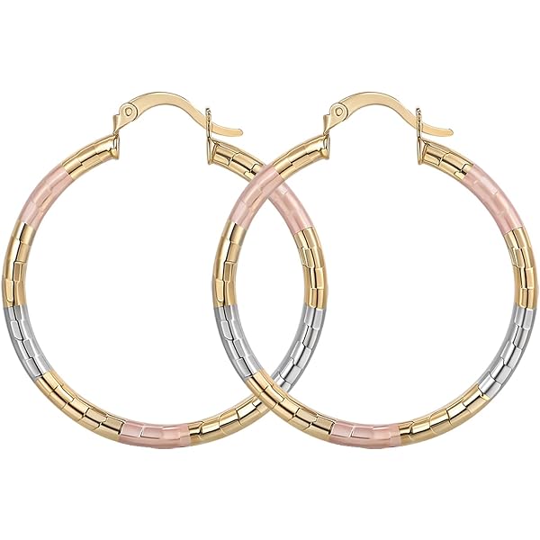 2.25 Inch Thin Classic Clip-On Hoop Earrings – Gold Or Silver Plated, No Stone