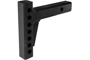 BulletProof Hitches - 2" Weight Distribution Shank Rated to 22,000 lbs - Weight Distribution Hitch Shank for 2" Receiver - Corrosion-Resistant, Black Powder Coat