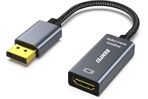 BENFEI Active DisplayPort to HDMI Adapter 4K@60Hz, Compatible with PC,Laptops, Desktop, Tablets, or DisplayPort Docking Stati