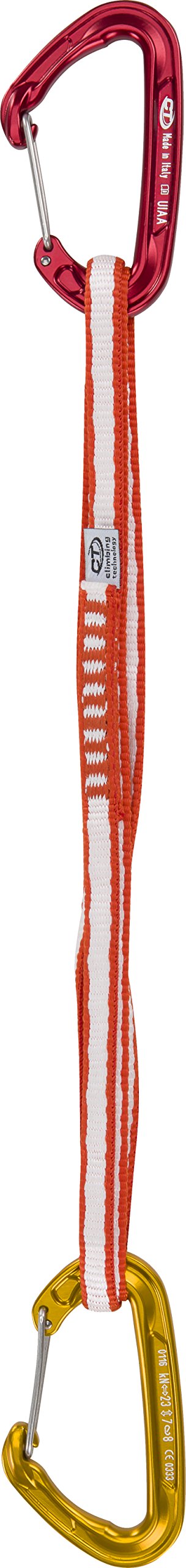 Climbing Technology Fly-Weight Evo Alpine Set of 60 cm Dyneema Send, Red/Yellow, One Size