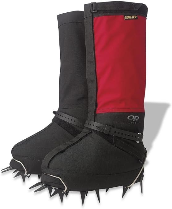 Outdoor Research Brooks Ranger Overboots Gaiters XL Red/Black Amazon