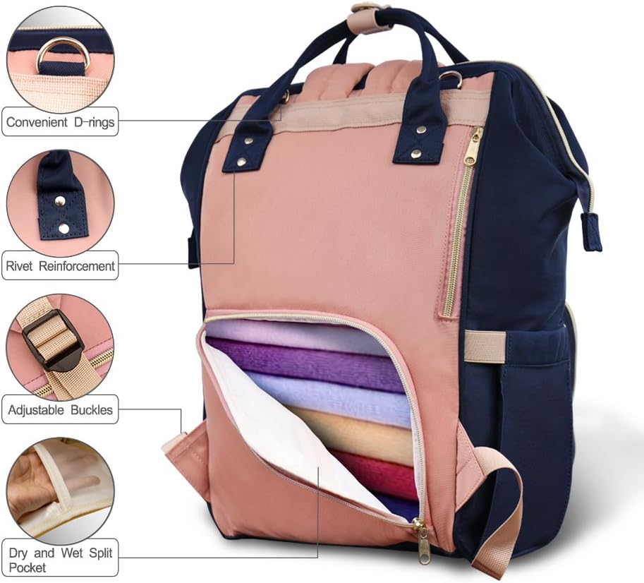 hafmall diaper bag backpack