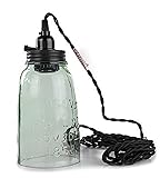 Half Gallon Open Bottom Mason Jar Pendant