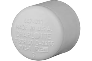 CHARLOTTE PIPE 1 SCH 40 Cap Socket Contractor Pack Pressure (10 Unit Bag)