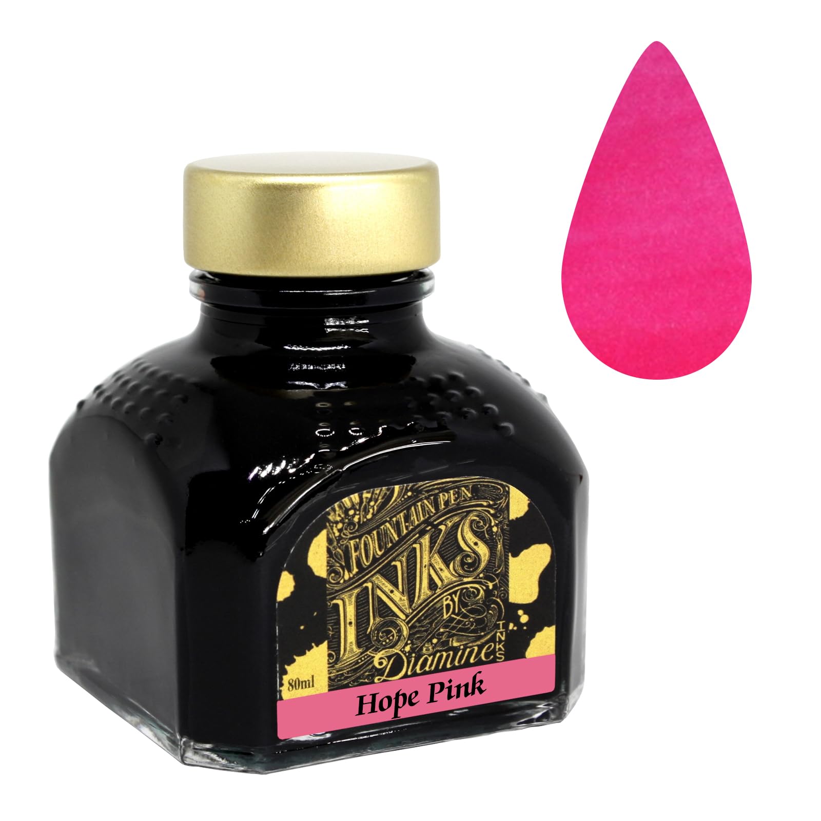 Diamine 80ml Hope Pink Fountain Pen Ink Bottle