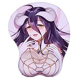 Boo Ace Overlord New Albedo 3D Mousepads Girl Anime