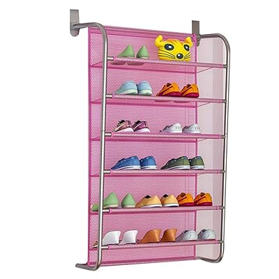 Amazon Pink Hanging Shoe Organizer Tenrry Over Door Hanging