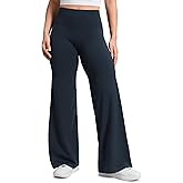CRZ YOGA Softretch No Front Seam Wide Leg Pants 28''/ 30''/ 32" for Women - High Waist Yoga Lounge Buttery Soft Comfy Casual
