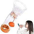 SAWOZU Inhaler Spacer for Kids and Adults, Soft Fit Mask, Portable and Lightweight, Suitable for Home and Travel – Nessi OTC Spacer (Orange/Kids)