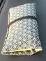 Blague à Tabac GUGGIARI En Tissu Doux - Pochette Organisateur Pour Tabac, Filtres, Papier Et Briquet - Design Paisley Vert