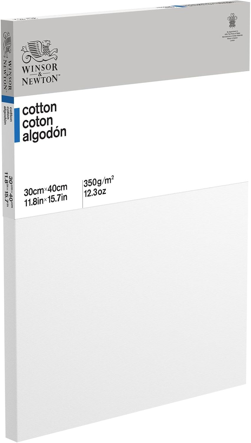 Winsor & Newton Classic 6201063 Stretcher Frame Triple Primed 350 g/m² Strip Thickness 19 mm Cotton 30 x 40 cm