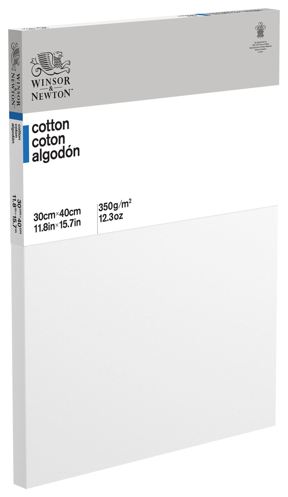 Winsor & Newton Classic 6201063 Stretcher Frame Triple Primed 350 g/m² Strip Thickness 19 mm Cotton 30 x 40 cm