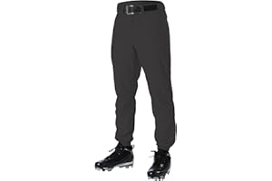 Alleson Athletic Boys' Elastic Bottom Baseball Pants – Classic Fit, Durable Fabric, and Secure Waistband
