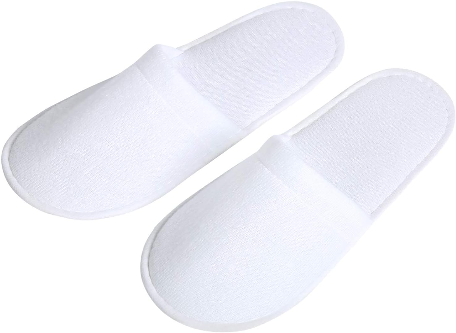 12 Pairs Disposable Slippers, Closed Toe Adult Spa Slippers Hotel Slippers, Non-Slip