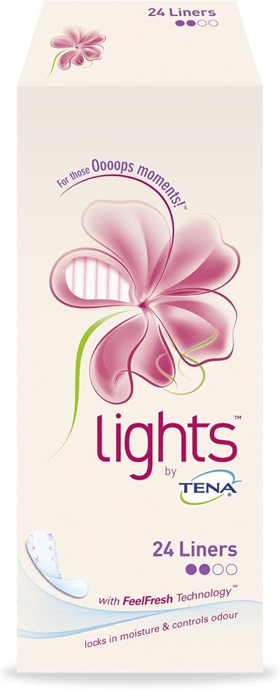 TENA ENA Lights Sensitive Liners Normal Pack of 24