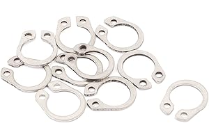 uxcell External Circlip Retaining Shaft Snap Clip Rings 9mm 10pcs