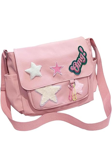 Bolsa Estrella Metalica FEUSEUZ Bolso De Hombro De Lona De