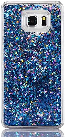 Samsung Galaxy S7 case, liujie Liquid Cool Quicksand Moving Stars Bling Glitter Floating Dynamic Flowing Case Liquid Cover for Samsung (ZS 5#)