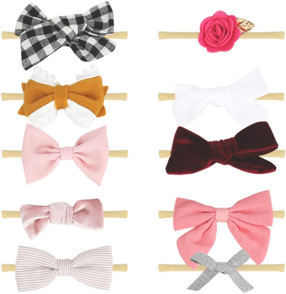 Baby Girl Headbands and Bows Newborn Infant Toddler Hair Accessories