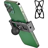 FANAUE CPC-08 Phone Holder - Ram Mount Cradle Holder for Universal Cell Phone, Perfect Handlebar Phone Mount for Harley David