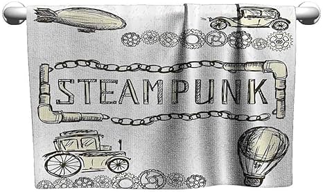 Amazon Duckil吸収性タオル スケッチ装飾 ベニスのゴンドラ ヨーロッパの有名な運河の歴史 地中海ホリデーイメージ 人気のバスタオル ブラック ホワイト 63 X 31 Inch バスタオル ホーム キッチン オンライン通販