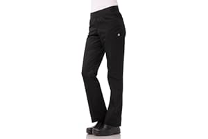 Chef Works Women's Lightweight Slim Chef Pants