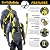KwikSafety OSHA ANSI Fall Protection Safety Harness | Personal Protective Equipment with Attached Internal Shock Absorbing Lanyard | Construction Carpenter Scaffolding