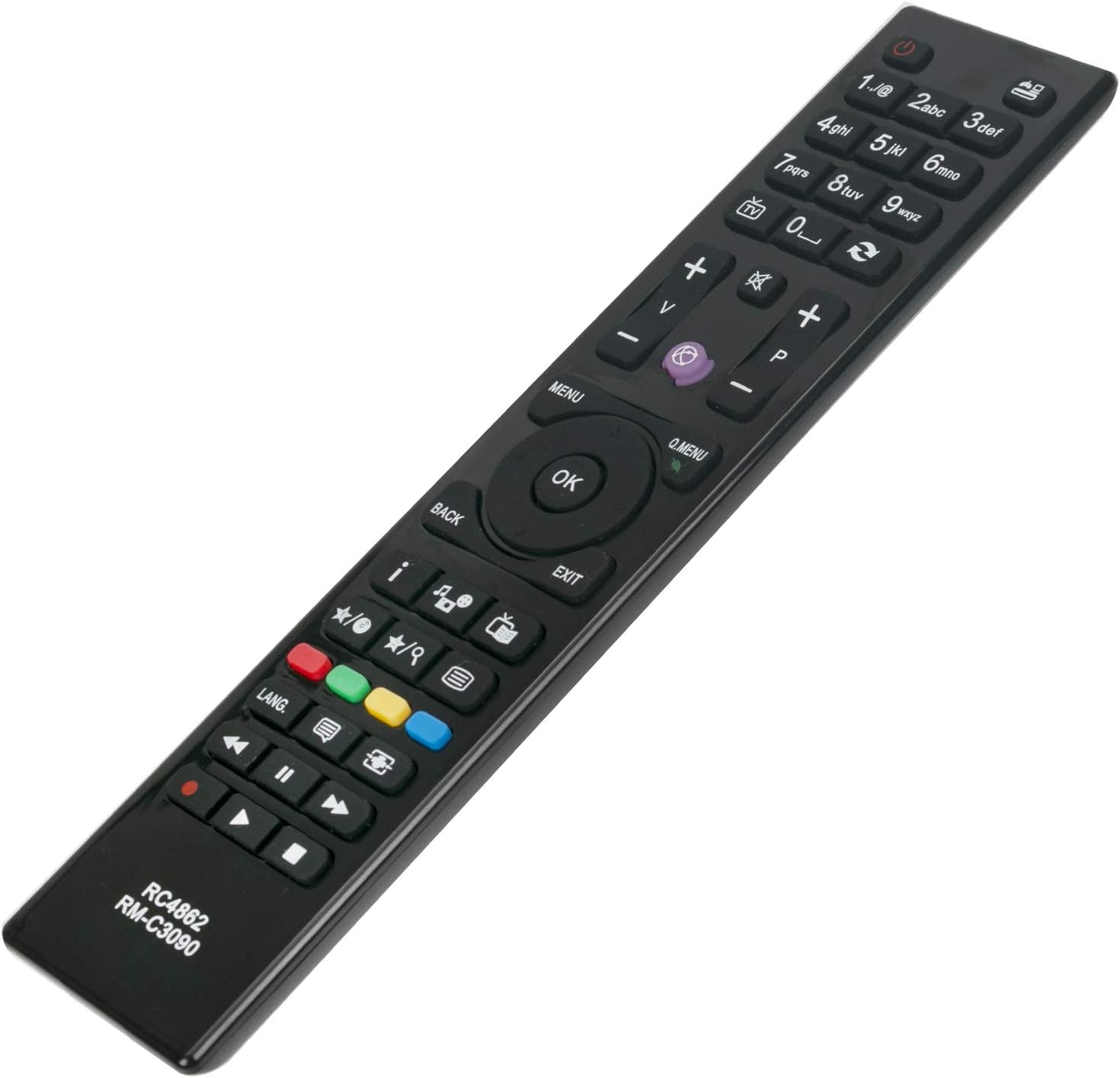 ALLIMITY RC4862 Remote Control Replaced for Hitachi TV HBC06 22HYC06 24HBC05A 24HXC05 24HYC05 28HYC05 32HB6T41 32HBC01 32HBC01A 32HBC01B 32HBT01 32HBT01A 32HXC41 32HYC01 - Image 3