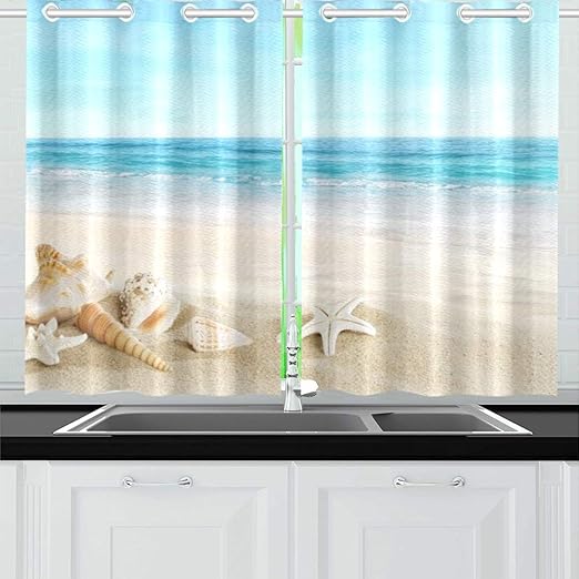 Amazon Com Yumoing Landscape Shells On Tropical Beach Kitchen