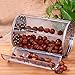 MAYMII 5x5x7 Inch Beans Peanut Coffee Roaster Drum for BBQ Rotisserie Ovenware Capacity
