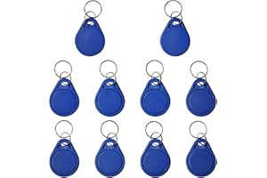 XIXEI 13.56MHz RFID Proximity ID Card Key Tags Writable rewritable CUID fob tag, Compatible with MIFARE Classic 1K