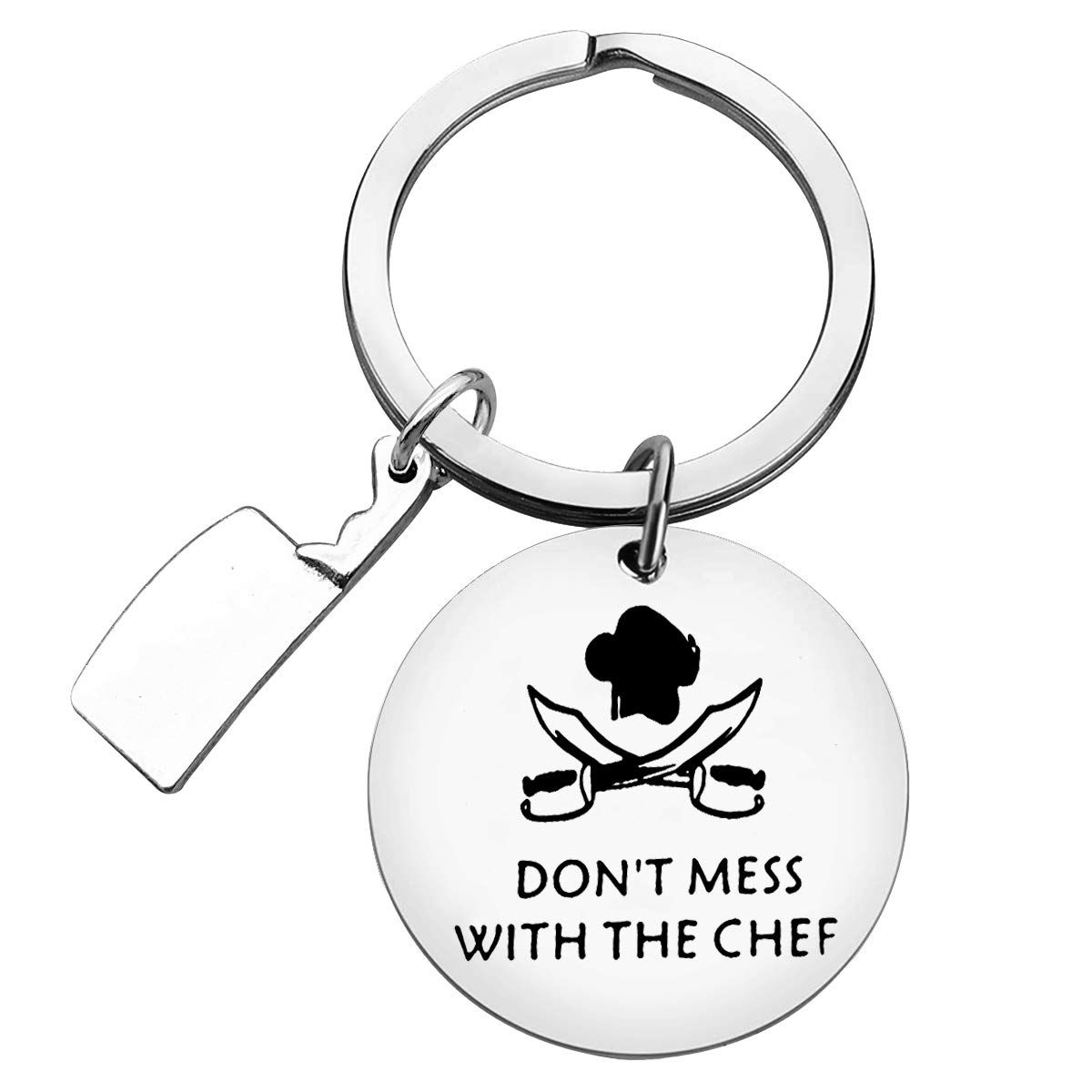 Vadaka Funny Chef Gift Keyring Keychain Graduation Gift Chef Charm Keyring Key Chain Culinary Student Present Keychain Thank You Appreciation Present Birthday Keepsake