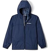 Columbia Youth Boys Glennaker Rain Jacket, 2024 Collegiate Navy, X-Small