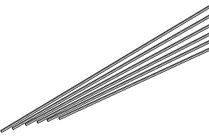 MECCANIXITY Carbon Fiber Rod, 1.5mm x 500mm for RC Plane DIY Tool Wing Tube Quadcopter Arm, Pack of 6