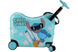 BIOWORLD Disney Stitch Chill Vibes Children's Ride-On Luggage