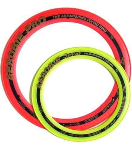 Aerobie Sprint Ring Orange - Anneau De Lancer Record Du Monde, Disque Volant Ultra Loin