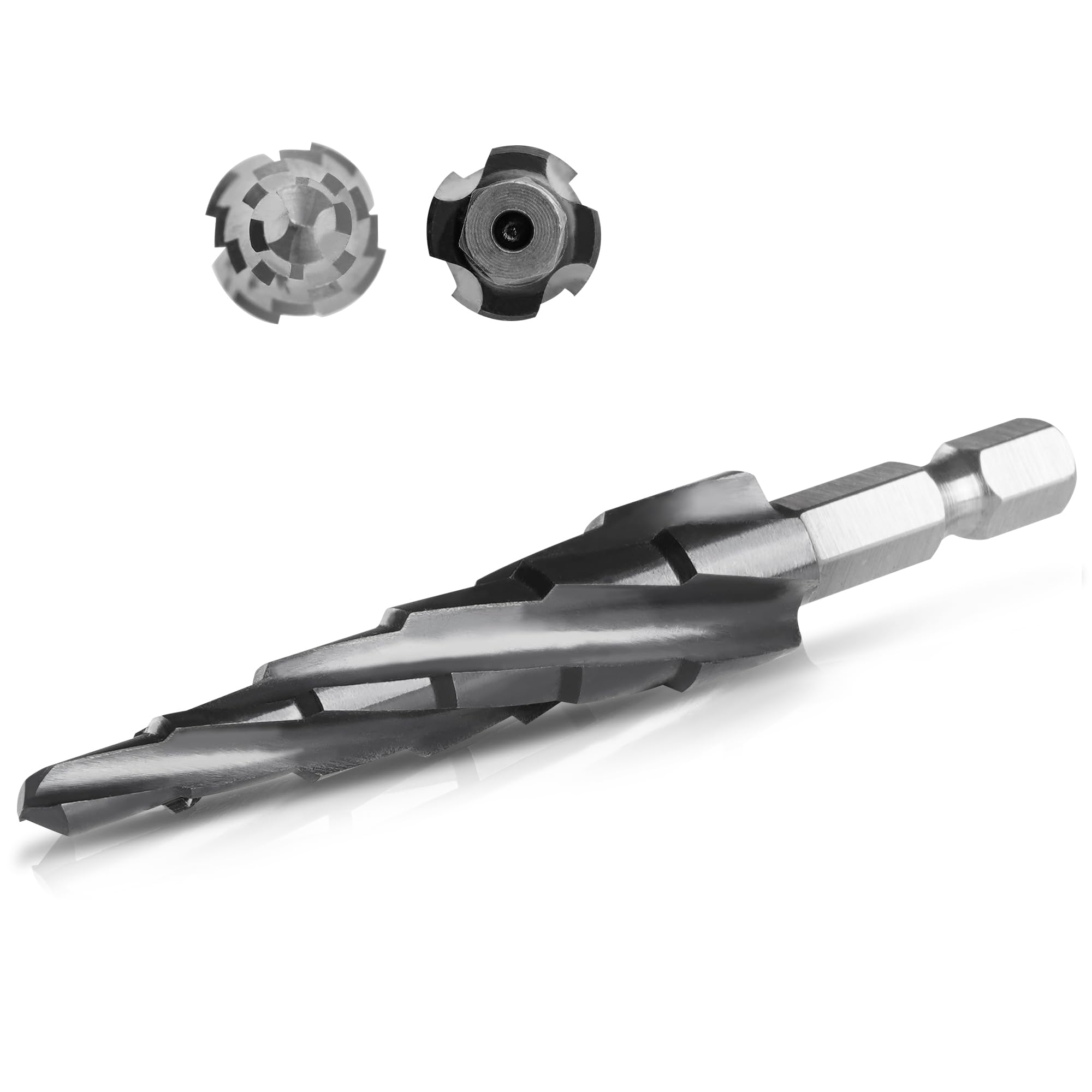 IRONANT Cobalt M35 Step Drill Bit 3/16" to