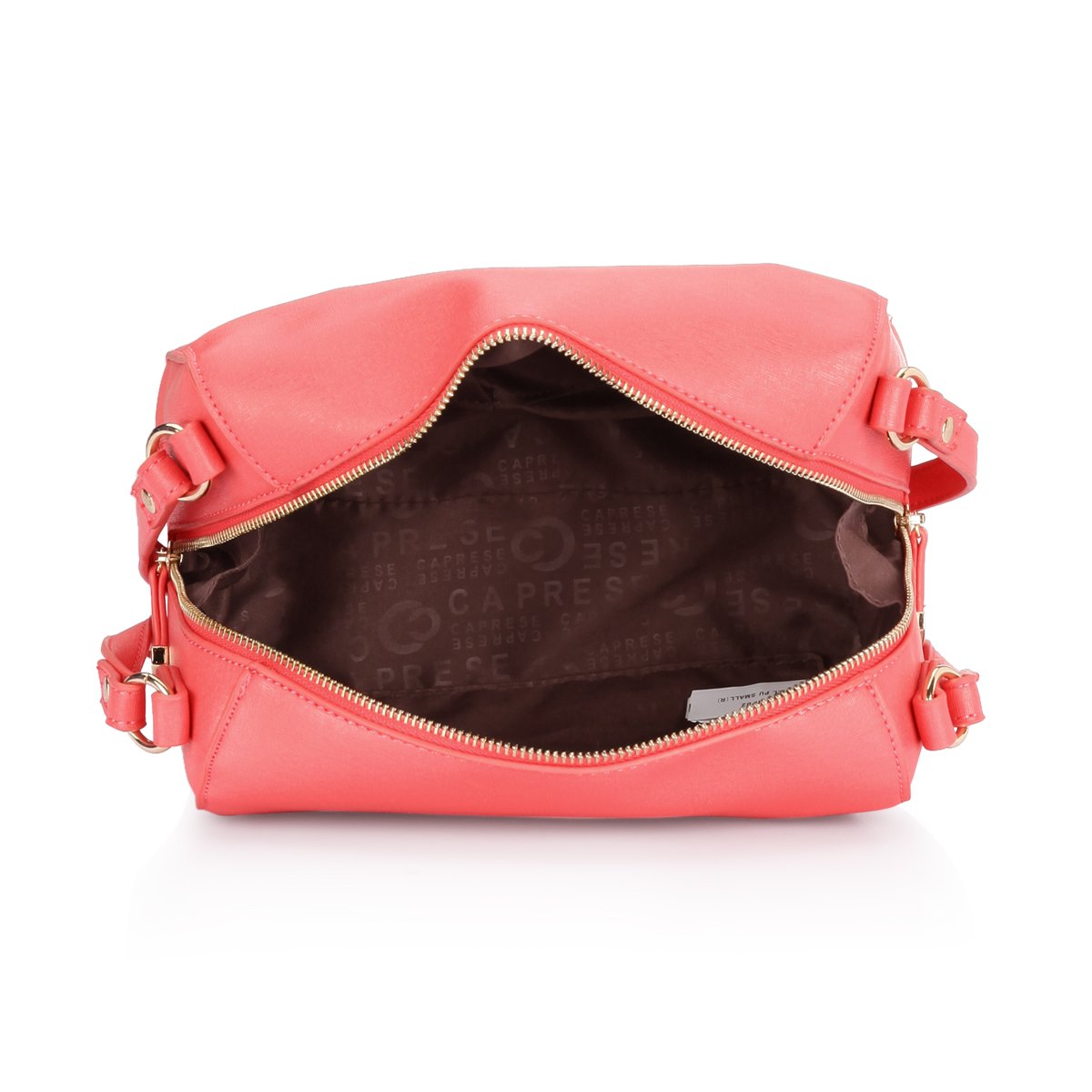 caprese women's satchel (coral)