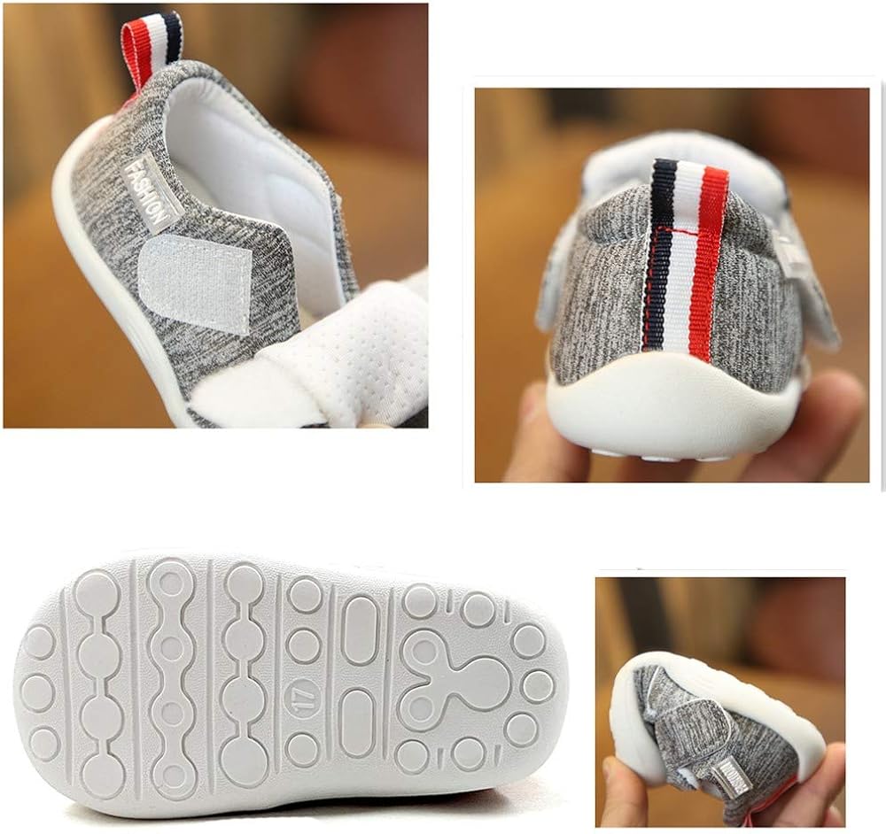  | OAISNIT Baby Boys Girls Sneakers Anti Slip Lightweight Soft Toddler First Walkers for Walking Running | Sneakers
