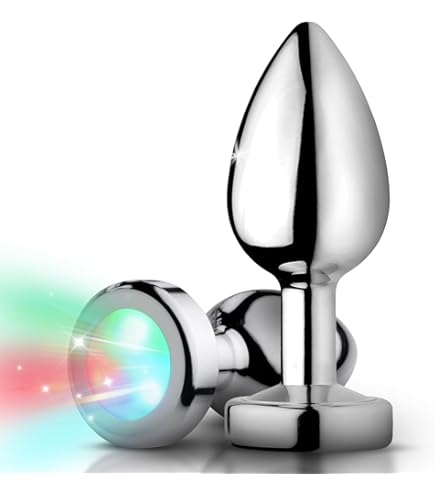 Amazon.com: Glow-in-The-Dark Glass Anal Plug - Medium : Health & Household